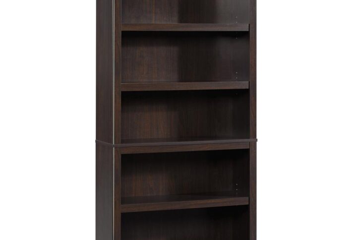 Add some stylish functionality to your home with this 5-shelf bookcase from the Sauder Select collection. With five total shelves