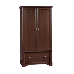 Versatile storage where you need it. This armoire from the Palladia® collection offers bountiful storage with elegant style. Behind its two large doors