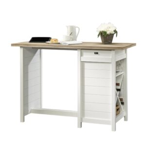 The options are endless with this work table from the Cottage Road® collection. This counter-height