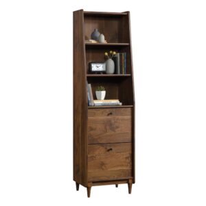 A little extra storage never hurts. Add some style and space to your home with this 3- shelf narrow bookcase from the Harvey Park® collection. This modern tall bookcase features two fixed shelves to store and display books