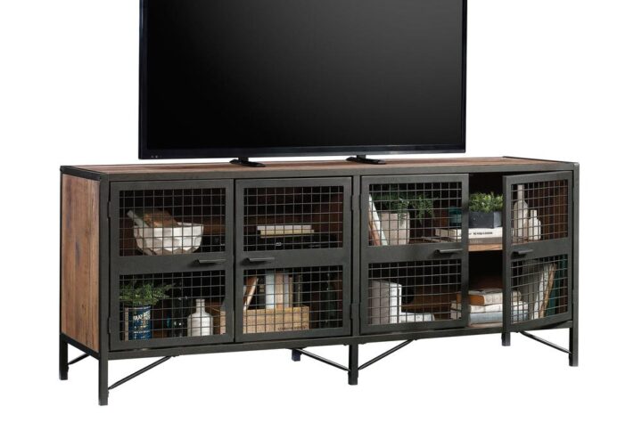 Accommodates up to a 70" TV weighing 70 lbs. or less for optimal viewing pleasure. or less for optimal viewing pleasure.