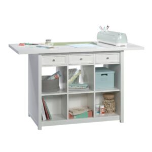 Looking for an all-in-one work space where you can let your creativity and imagination run wild? Well we've got just the piece for you! This work table from the Craft Pro Series® collection is everything you need and more. Its spacious work surface provides you with ample room for sewing