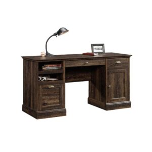 Time to get down to business with this executive desk from the Barrister Lane® collection. Its spacious tabletop surface provides you with room for all your must have office essentials – laptop