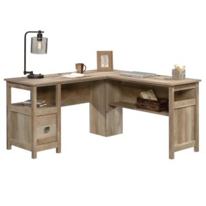 Is your home in need of a convenient spot where you can sit down and get to work on all your big projects? We've got just what you need! Create a spacious work area while adding beautiful style to your home office with this L-shaped desk from the Cannery Bridge® collection. Its large