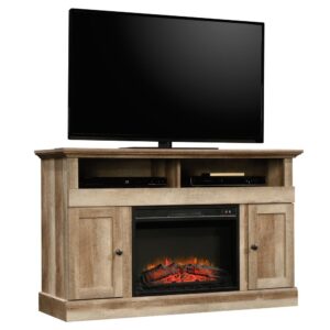 Say goodbye to goosebumps. Add warm and inviting style to any room in your home with this entertainment/fireplace credenza from the Cannery Bridge® collection. It accommodates up to a 60" TV