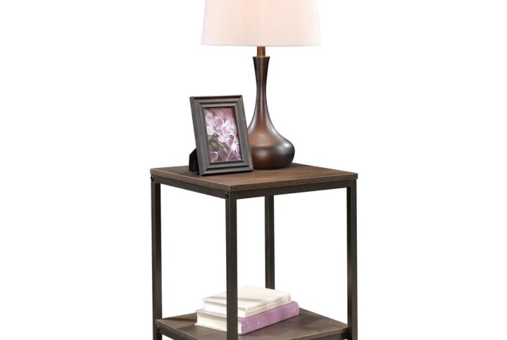 The simplistic style we know you have been craving. Add a touch of industrial-inspired charm to any room in your home with this side table from the North Avenue® collection. This beautiful end table offers a spacious top surface that provides you with the ideal amount of room for all your couch side necessities like an accent lamp