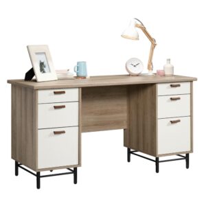 Get motivated and feel inspired when you update your office with the fresh and modern style of this executive desk from the Anda Norr® collection. This stunning desk features a spacious top surface that provides you with all the room you need for your different office supplies like your laptop