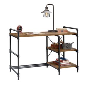 Your home office deserves an upgrade! Add a touch of industrial-inspired design while creating the perfect work space in your home with this desk from the Iron City® collection. This industrial computer desk features a sturdy