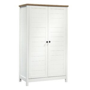 Kick clutter and chaos to the curb. Find a place to store and organize all your things while adding stunning style to your home with this 2 door storage cabinet from the Cottage Road® collection. This farmhouse storage cabinet features two large