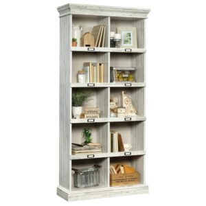 Is the lack of storage space in your home getting you down? We can turn that around! Create the versatile storage options you need while adding the beautiful style and design you want with this tall bookcase from the Barrister Lane® collection. This storage bookshelf features ten spacious cubbyhole areas that are perfect for storing an array of different items like stacks of books