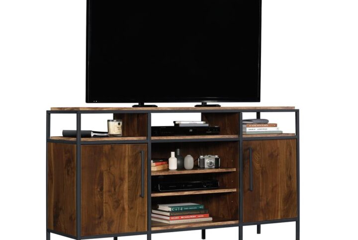 Outdated furniture is a thing of the past. Give your home the update it deserves when you add the modern style and charming good looks of this credenza from the Nova Loft® collection. This TV credenza accommodates up to a 65" TV