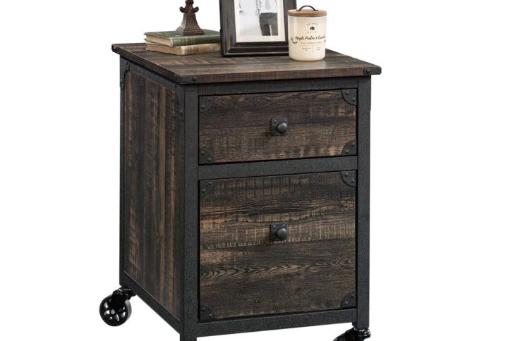 No office is complete without a handy spot to store your important documents and papers. Create versatile storage options in your home office while adding beautiful style and rustic-inspired design with this file pedestal from the Steel River® collection. Its roomy top drawer opens and closes on smooth metal runners for easy access storage of miscellaneous office items like notepads