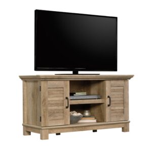 Update the look of your home when you add the charming good looks and functional design of this TV stand from the Garden Villa® collection. This living room TV stand features a strong