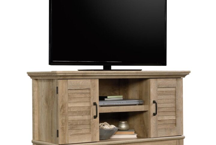 Update the look of your home when you add the charming good looks and functional design of this TV stand from the Garden Villa® collection. This living room TV stand features a strong