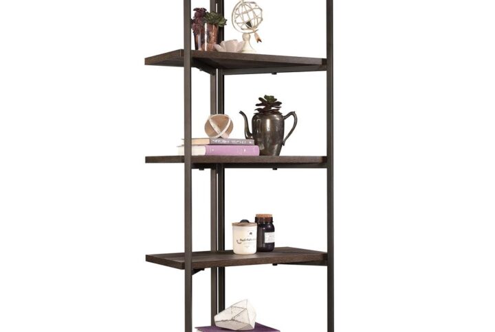 A bookcase could be the perfect finishing touch to any room in your home. Create versatile storage while adding beautiful style with this bookcase from the North Avenue collection. This rustic bookcase features five 1" thick shelves that offer ample room to store and display a variety of different things like stacks of books