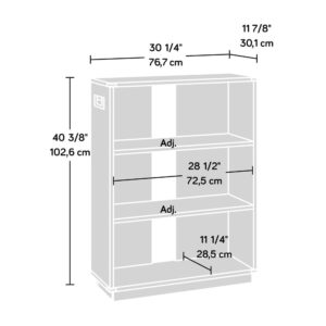 coastal-inspired design with this 3 shelf bookcase from the Vista Key® collection. This modern bookshelf features three spacious shelves that provide you with the perfect amount of space to store and display a variety of different items like books