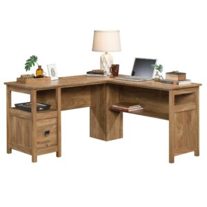 It's time for an office upgrade. Enhance the look of your home office or workspace with this L-shaped desk from the Cannery Bridge® collection. Never run out of workspace again - this office desk provides you with an abundance of surface space for all your desk essentials like your laptop