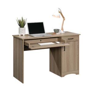 Is your boring office space bringing you down? We can fix that! Find that motivation you need to tackle all your big projects with the stylish good looks and functional design of this computer desk from the Beginnings® collection. This home office desk offers a spacious top surface that provides you with the room you need for all your office essentials like your laptop