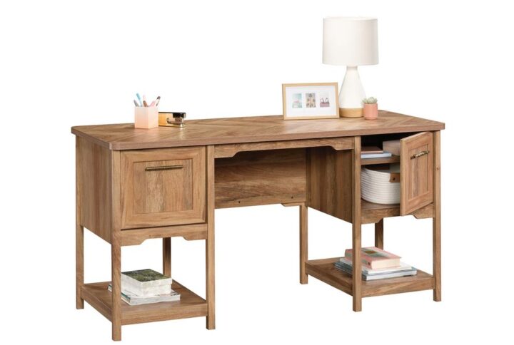 Your workspace deserves to look just as stylish as the rest of your home. Update your home office with the tropical-inspired style and design of this desk from the Coral Cape® collection. This home office desk offers a spacious top surface that provides you with room for all your desk essentials like your laptop