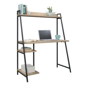 Looking for a little inspiration when it comes to working on your big projects and papers? We've got you covered! Find motivation and more when you add modern beauty and unique design to your home office or work space with this desk with hutch from the North Avenue collection. This student desk features a sturdy 1" thick top and shelves. Its spacious top surface provides you with the room you need for all your desk essentials like your laptop