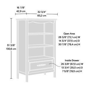 not too tall. This open shelf bookcase from the Adaline Café™ collection is just right – offering a cute