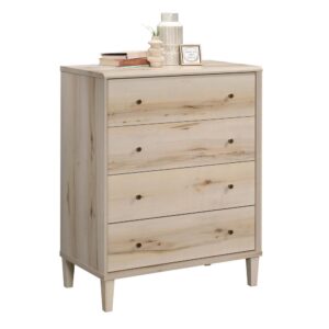 Do your bedroom a favor by adding charming style and storage with this 4-drawer chest from the Willow Place® collection. This bedroom furniture features four large drawers that open and close on smooth metal runners to store clothing items from denim jeans and your favorite blouses to cozy leggings and oversized sweatshirts. Its spacious top surface provides additional room to store bedroom essentials and display home décor items like an accent lamp