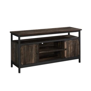 Create a beautiful focal point in your home when you add the industrial-inspired style and versatile design of this credenza from the Steel River® collection. This TV stand accommodates up to a 60" TV