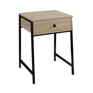 No bedroom is complete without the perfect bedside table. Give your sleepy bedroom décor the style you love with the functionality that you need with this night stand from the North Avenue® collection. It offers a spacious top surface that provides you with the room you need for all your bedside necessities like an accent lamp