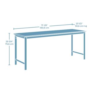 BERGEN CIRCLE 72X24 TABLE DESK KA