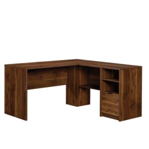 too! Update the look of your office space with mid-century style and design of this L-shaped desk from the Harvey Park® collection. This home office desk offers a spacious top surface with ample room for notepads