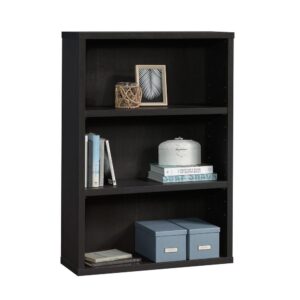 A little extra storage space never hurts. Create the storage options your home needs without having to sacrifice on the style you love with this 3-shelf bookcase from the Sauder Select collection. This wood bookcase features three large shelves that provide you with all the space you need to store and display a variety of different items like stacks of magazines