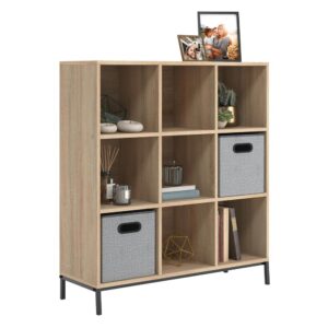 Is organization an issue in your home? Look no further! Create the storage and organization that your home needs without having to sacrifice on the style that you love with this 9 cube organizer from the North Avenue® collection. This bookcase with storage features nine spacious cubbyholes that are perfect for storing your collection of books