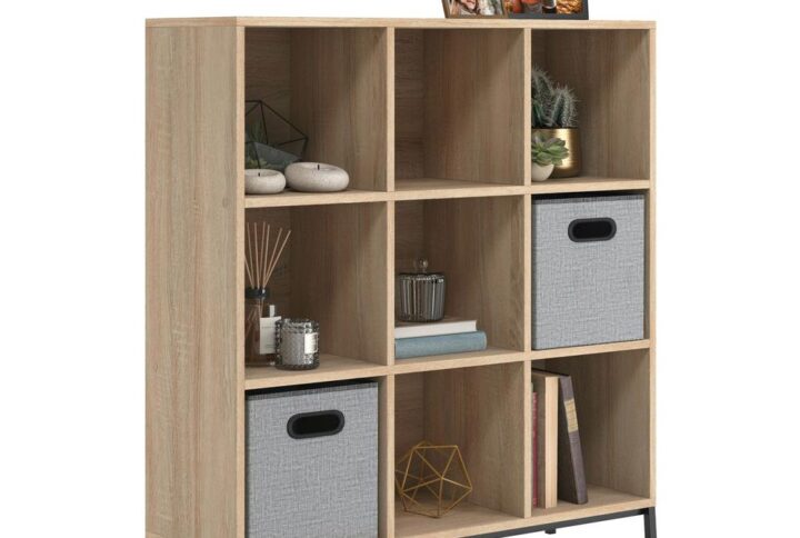 Is organization an issue in your home? Look no further! Create the storage and organization that your home needs without having to sacrifice on the style that you love with this 9 cube organizer from the North Avenue® collection. This bookcase with storage features nine spacious cubbyholes that are perfect for storing your collection of books