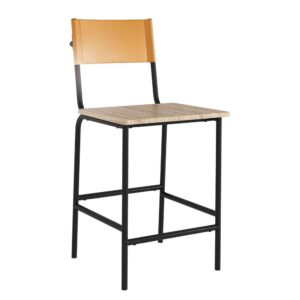 Take a seat and rest your feet. Create versatile seating options in your home all while adding sleek style and modern-inspired design to any room in your household with this counter-height stool from the Boulevard Café collection. This trendy kitchen counter chair features a comfortable