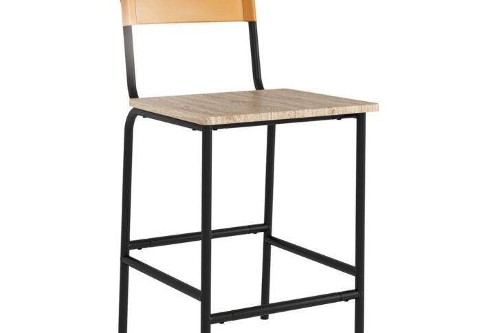 Take a seat and rest your feet. Create versatile seating options in your home all while adding sleek style and modern-inspired design to any room in your household with this counter-height stool from the Boulevard Café collection. This trendy kitchen counter chair features a comfortable