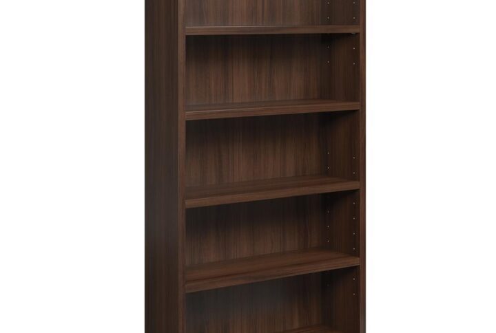 Move the stacks of books from your floor to a bookcase. How about the 5-shelf bookcase from the Affirm® collection? Office shelving units never looked so good. This commercial bookcase is designed with a strong but lightweight 1 ¼" panel construction—making it strong enough to hold your items while keeping it light enough to rearrange