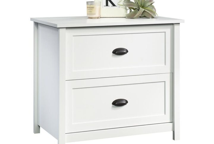 Simplicity is key—the lateral file cabinet from the County Line® collection does a lot