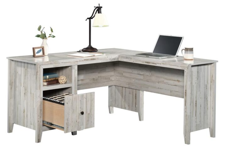 For a bright farmhouse office aesthetic