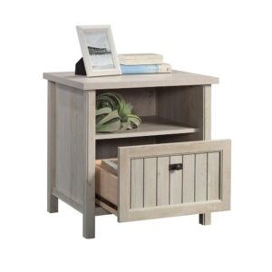 A bedroom just isn't complete without the perfect bedside companion. Give your favorite snoozing room the finishing touch it needs with this nightstand from the Costa collection. This nightstand with drawer offers a spacious top surface that provides you with the ideal amount of space for all your bedside needs – like a lamp