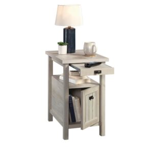 Is your home in need of an upgrade? Add a touch of charm and unique style to any room in your home with this side table from the Costa collection. This side table with door offers a spacious top surface that provides you with the ideal amount of space for storing and displaying all your couch side and bedside needs – an accent lamp