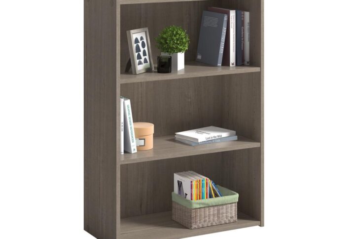 Finding the perfect small but functional bookcase doesn't have to be hard— especially once you take a look at this 3-shelf bookcase from the Beginnings® collection. This living room bookshelf features three large shelves that provide you with the space you need to store items like your collection of books