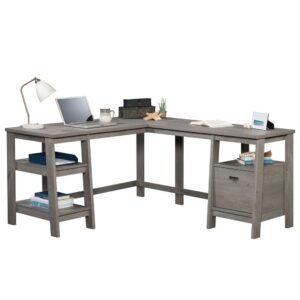 A desk fit for any work from home CEO—the l-shaped desk from the Trestle® collection will instantly elevate your home workspace. This trestle desk features strong and lightweight panel construction