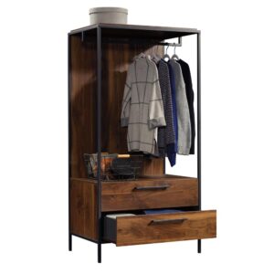 Is your home running out of room to store your abundance of clothes and accessories? No worries. We've got the storage solution for you! Create a convenient storage solution in your home without having to sacrifice on the style that you love with this open wardrobe closet from the Nova Loft® collection. This open wardrobe with drawers features a hanging storage system with garment rod