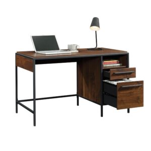 Create the perfect home office workspace with this computer desk from the Nova Loft® collection. This home office desk with drawers features a spacious tabletop that provides you with room for all your office essentials – a computer monitor or laptop