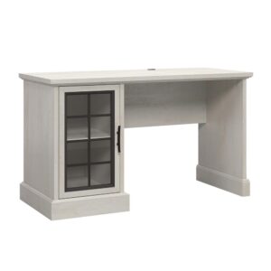 A home office space or designated work area should be just as stylish as the rest of your home. Create a convenient spot to work on all your projects while adding classic styling and bold design to your home aesthetic with this elegant single pedestal desk from the Carolina Grove™ collection. This home office desk with storage offers a strong and lightweight 1" thick top surface that provides all the room needed for computer desk essentials like your laptop