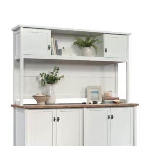 add-on furniture piece while increasing the storage capabilities in your home office or workspace with this desktop hutch from the Cottage Road® collection. This versatile piece can be used as an office credenza hutch