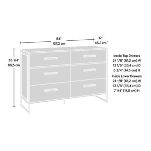 to old sweatshirts and your collection of pajama pants. There is room for any item in your wardrobe. The lower four drawers of this modern dresser are extra deep