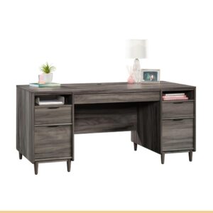 mid-century modern executive desk from the Clifford Place collection you will feel like a true executive