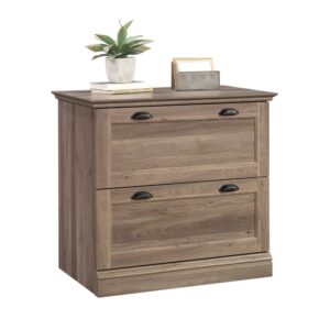 Bring simple rustic charm to any room in your home with this lateral file from the Barrister Lane® collection. The top surface of this legal-size filing cabinet is large enough for a lamp