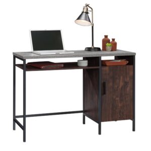 Your office space deserves to look as stylish as the rest of your home. Add an industrial style to your home office with this single pedestal desk from the Market Commons® collection. This computer desk with storage offers a spacious top surface with room for all your desk essentials like folders